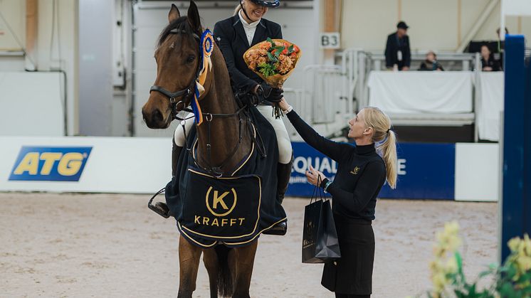 Stall Madick's Drei och Evelin Lavén bäst i finalen av Krafft 4-årschampionat