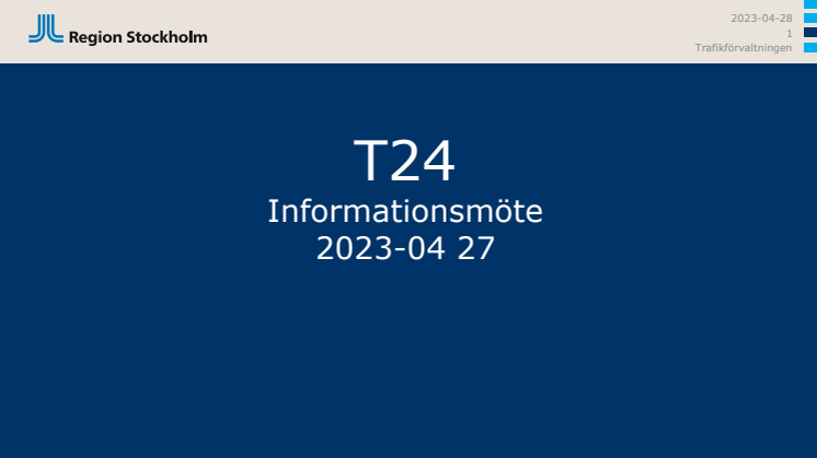 Powerpoint - Trafikförändringsremiss T24