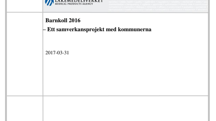 Slutrapport - Barnkoll 2016