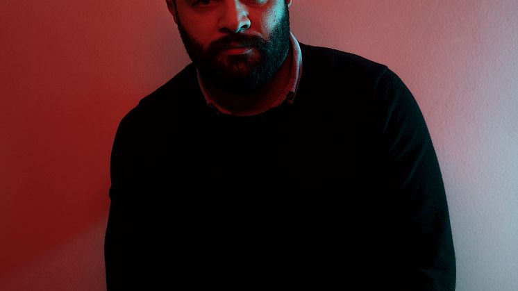Fristadskonstnären Ahmad Azzam. Foto: Anders Hansson.