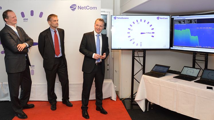 Verdensrekord i NetComs 4G-mobilnett
