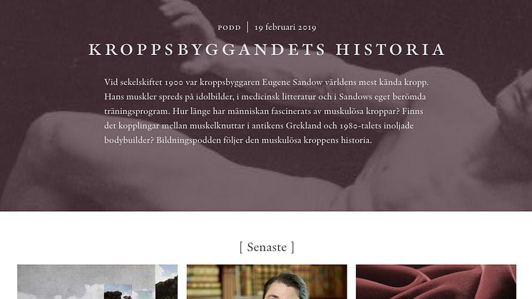 Bildningspodden blir Anekdot – nytt digitalt bildningsmagasin