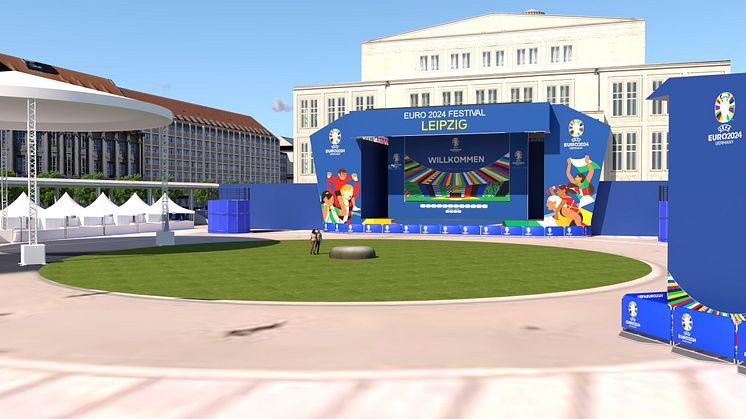 Fan Zone Augustusplatz Leipzig 2024 - © Stadt Leipzig 2024