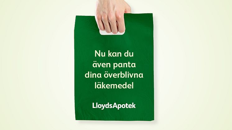 LloydsApotek lanserar pant på överblivna läkemedel