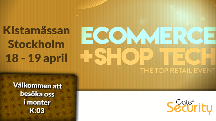 Gate Security på eCommerce+Shop Tech, 2018