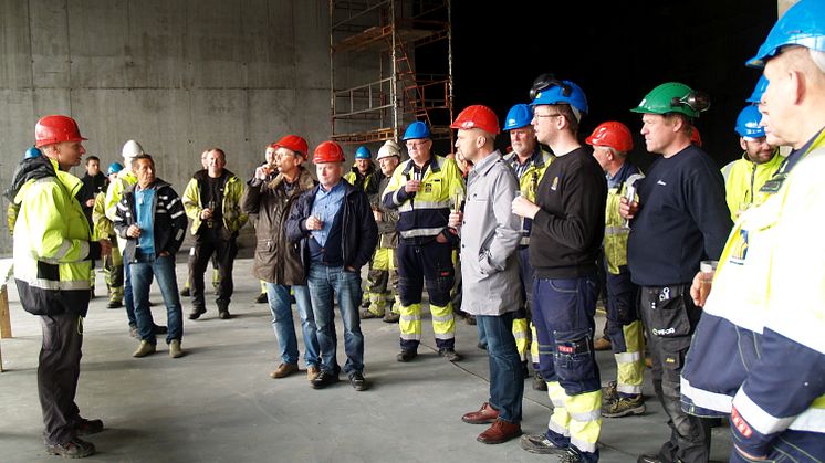 Kranselag ved forbrenningsanlegget