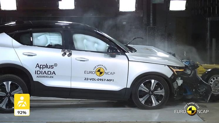 Volvo C40 Recharge får 5 stjerner i EURO NCap