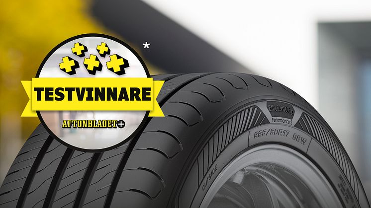 Goodyear EfficientGrip Performance 2 är testvinnare i Aftonbladets sommardäckstest