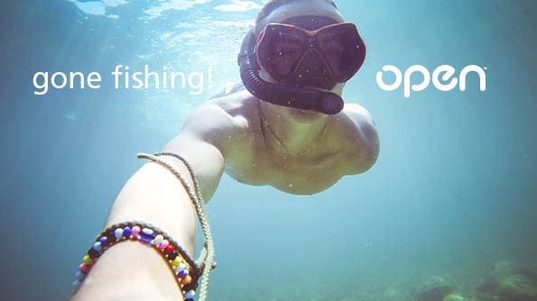 Summer greetings from Open. We are closed right now but reopen for business on Monday, July 31st.