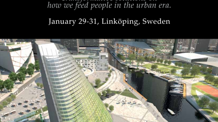Invitation to The Urban Agriculture Summit 2013 in Linköping - first page