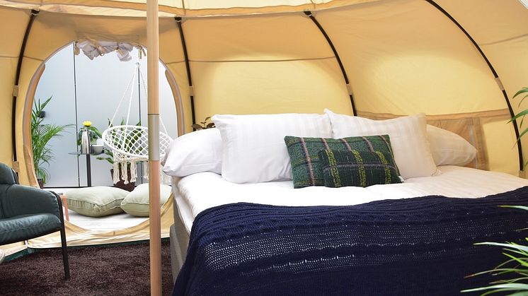 Quality Hotel The Weaver satsar på unik glamping upplevelse på 21:a våningen