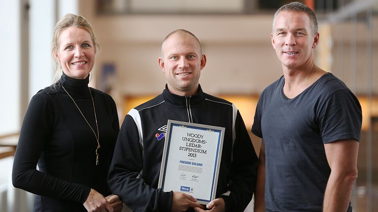 Woody Ungdomsledarstipendiat 2013, Fredrik Edlund Lidköpings FK