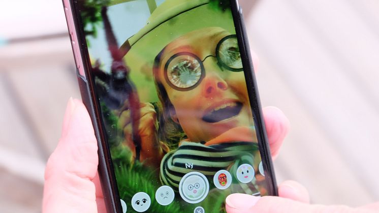 Filter på selfies är en väsentlig del i Snapchats popularitet