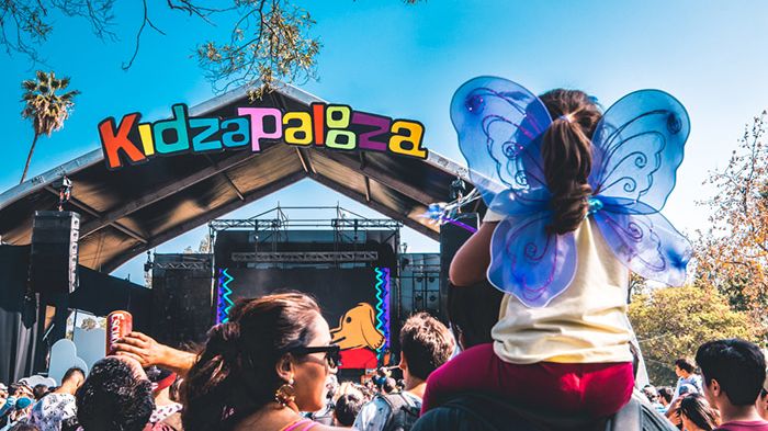 Kidzapalooza - barnens egna festivalområde inne på Lollapalooza