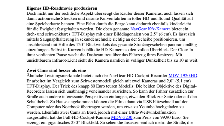 Sicherheit im Auto: Dashcams als kommendes Beweismittel bei Crashs