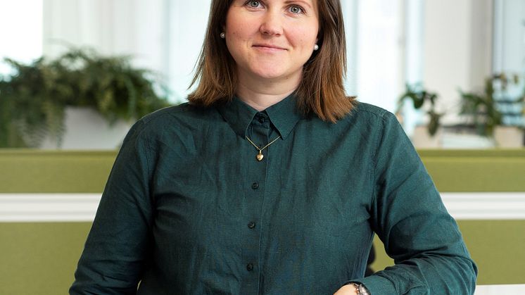 Maria Berg Lissel, specialist inom klimatanpassning på Structor Miljöbyrån Stockholm. Foto: Structor