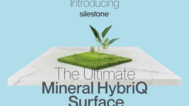Silestone-ytor helt producerade med förnybar energi, återvunnet vatten och sammansatt med en hybridformula utav förstklassiga mineraler, kvarts och återvunnet glas.