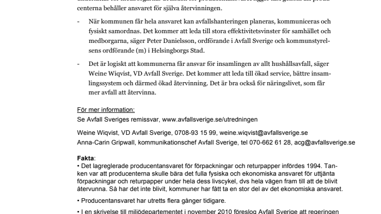 Bättre service för fler när kommunen får hela ansvaret