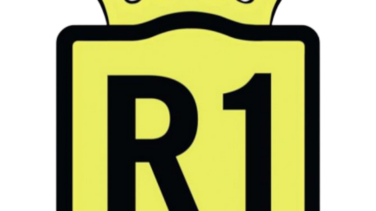 Riksettan gamla vägskylt