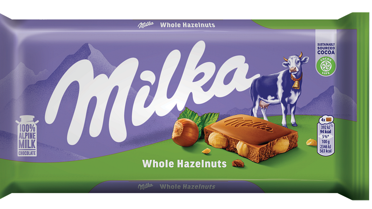 Milka Whole Hazelnuts