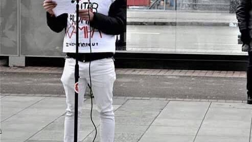 Ahmad Mohajer talar i Malmö 4.3.2017