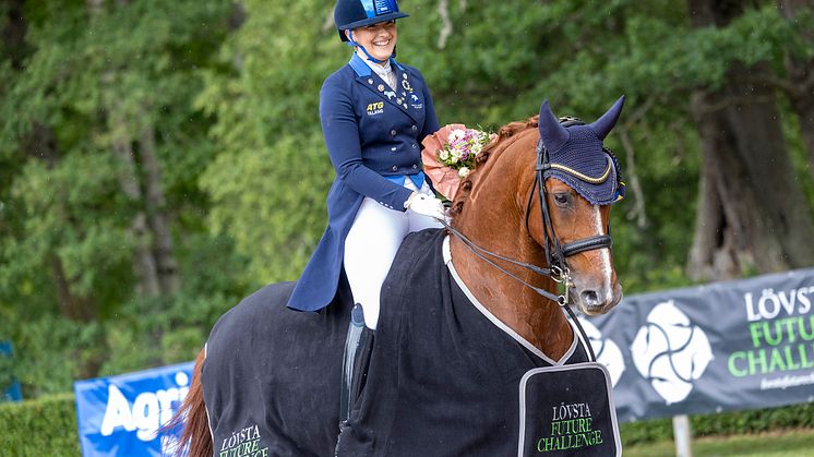 Cecilia Bergåkra och IZack, foto Roland Thunholm