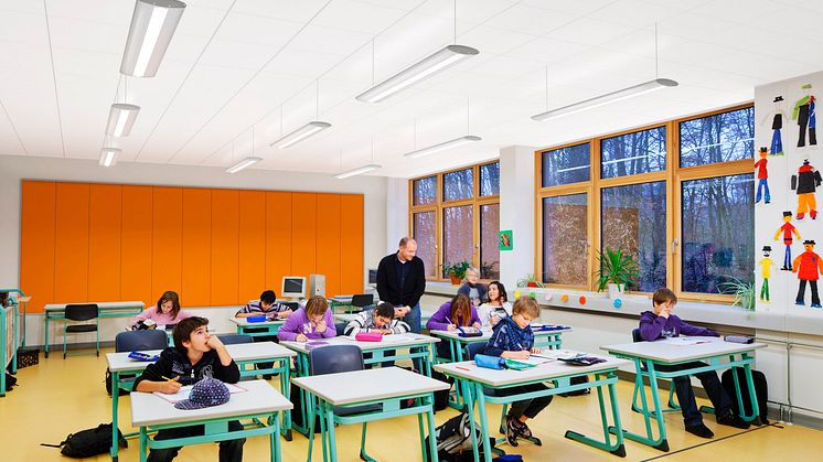Nytt akustiksystem ger bättre ljud i klassrummet