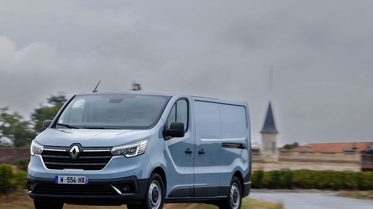 Renault Trafic E-tech Electric kompletterar företagets elektriska transportbilar