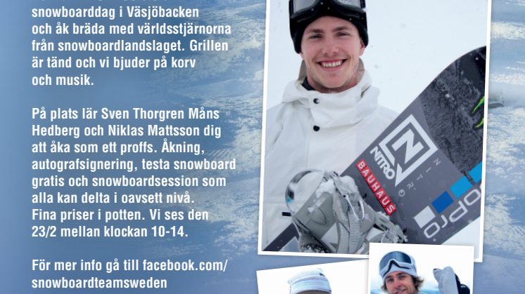 Åk snowboard med landslaget på sportlovet