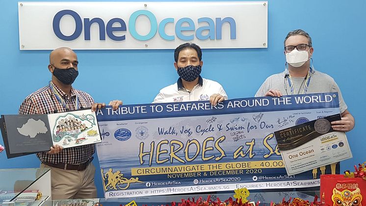 OneOcean joined other participants in pledging to cover a minimum distance of 10km per person by either walking, jogging, cycling or swimming.