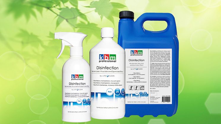 Därför kan KBM Disinfection by LifeClean avdöda coronavirus och andra svåra virus
