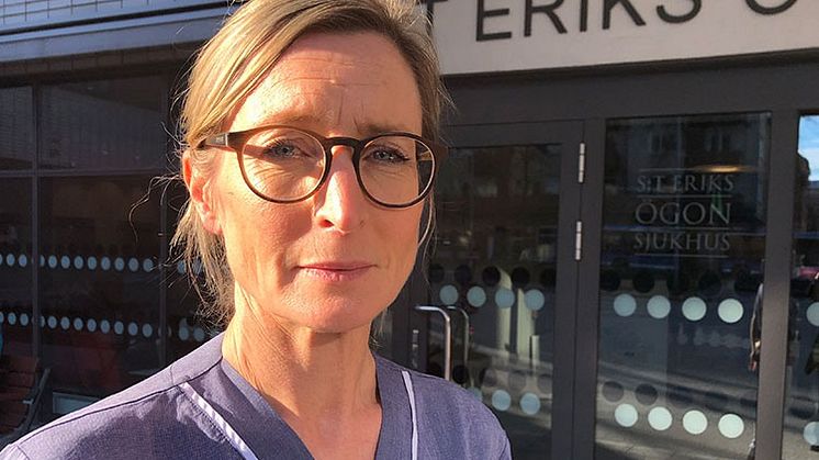 Emma Nivenius, biträdande överläkare vid S:t Eriks Ögonsjukhus