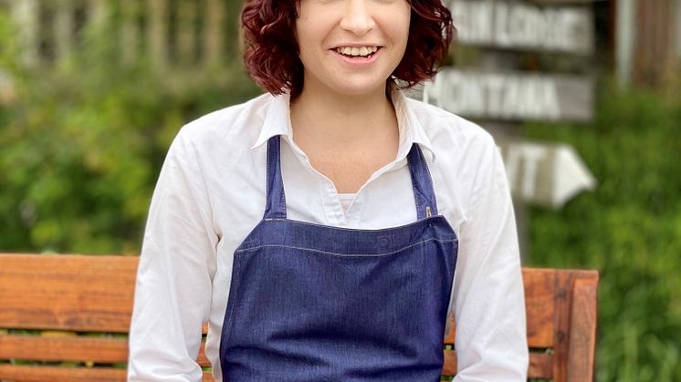 Elle Engman, restaurangchef på The Lodge. Foto: Camilla Persson