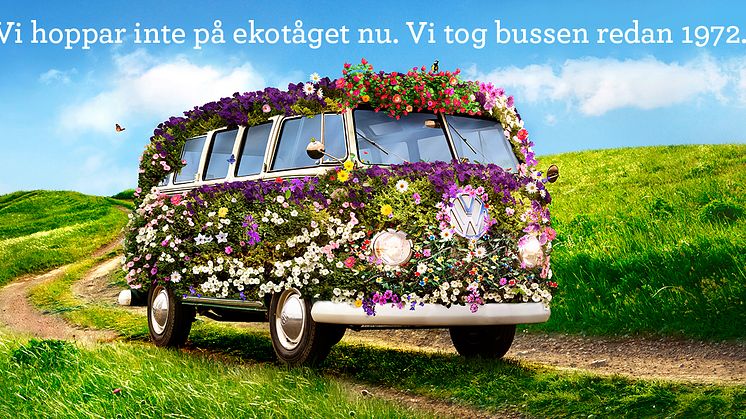 Vi hoppar inte på ekotåget nu. Vi tog bussen redan 1972! 