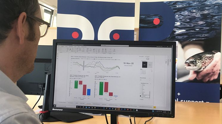 I Blue Unit er vi biologer og har behov for å få tilført noe på programmeringsfronten. Eldor stiller til rådighet den kapasiteten vi manglet og som vinner stadig mer innpass innen akvakultur, forklarer David Owen, deleier av Blue Unit. Foto: Eldor