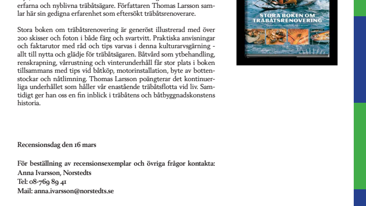 Stora boken om träbåtsrenovering