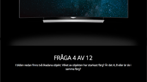 Instagram-annonsering drev trafik till kampanjsida för LG:s OLED-TV