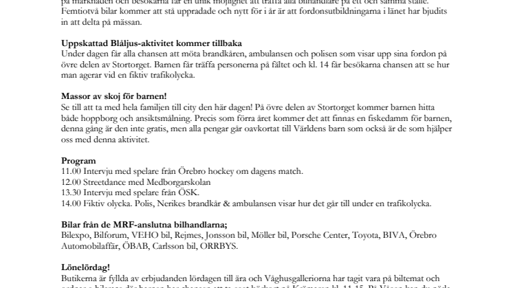 Bussgata blir paradgata i helgen!
