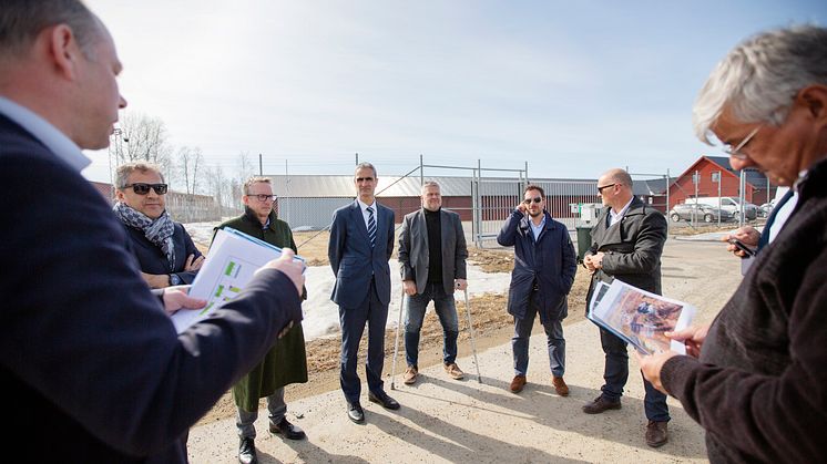 Den katalanska digitaliseringsministern och borgmästare i kommuner kring Barcelona besökte Boden i veckan för att lära sig om datacenteretableringar. Foto: KOMM/Bodens kommun