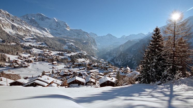 Wengen im Winter (c) Jungfrau Region Tourismus