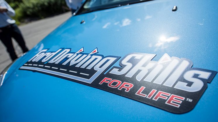 Fra pressekonferansen hvor Ford Motor Norge og forsikringsselskapet If lanserer et unikt opplæromgsprogram for unge sjåfører Ford Driving Skills for Life