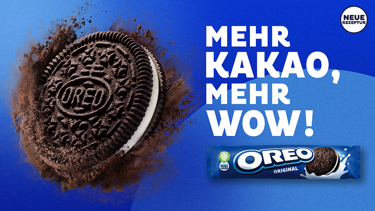 Mehr Kakao für mehr Wow: OREO jetzt mit angepasster Rezeptur