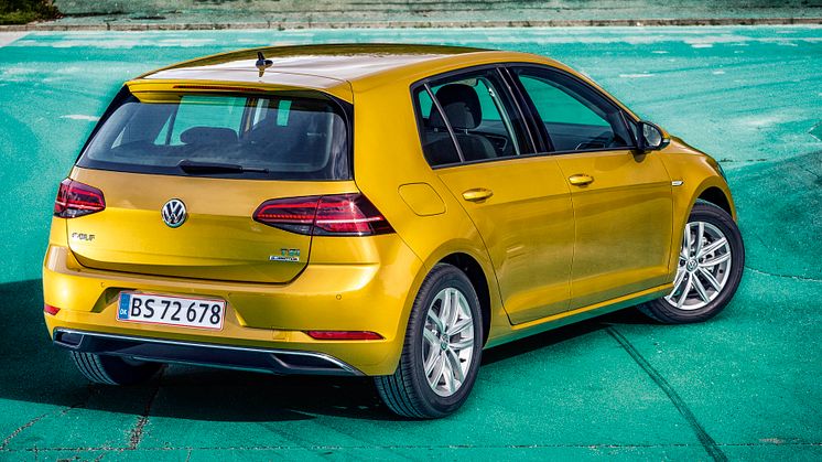 Golf blev den mest solgte bil i sin klasse i 2017