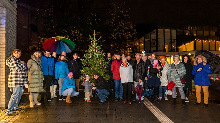 Die Nachbarschaft im Kieler Kiez Schloßstraße funktioniert vorbildlich - nicht nur zu Weihnachten