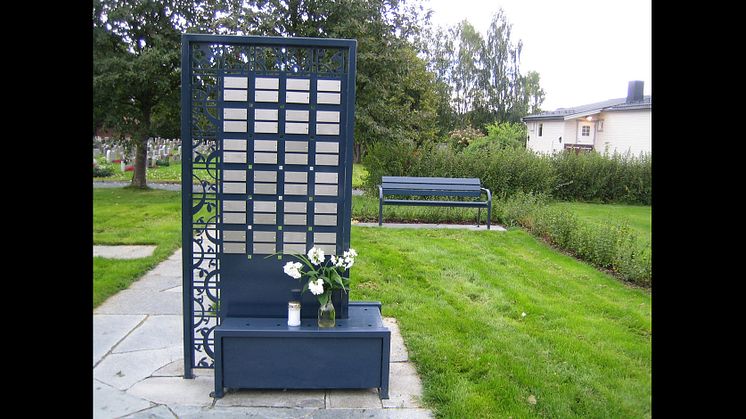 Memory minnestavla. Design, Løvetanna Landskap