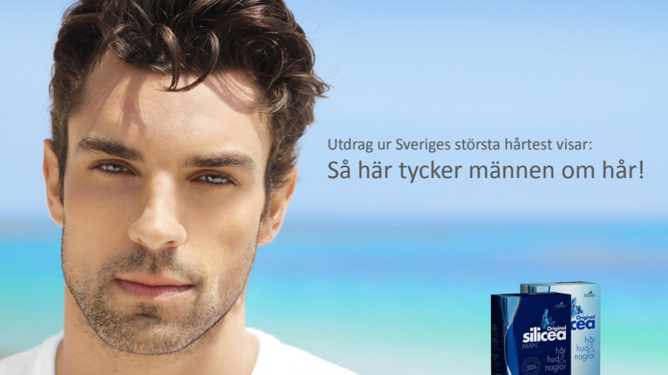 7 av 10 män anser att självkänslan sitter i håret