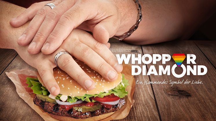BURGER KING® feiert Liebe und Diversity mit dem Whopper Diamond 