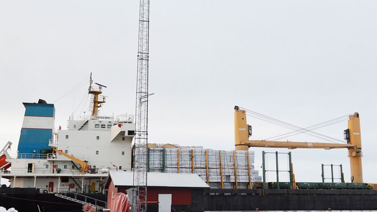 Mastbelysning Piteå Hamn