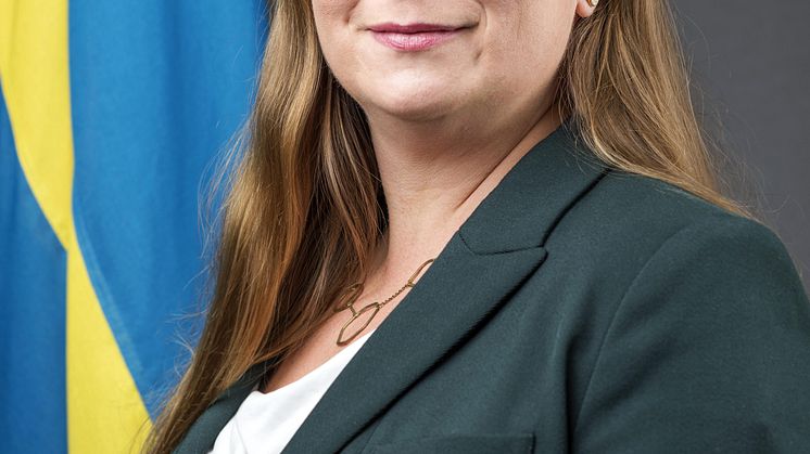 Försvarsmaktens nya presschef Therese Fagerstedt. Foto: Antonia Sehlstedt/Försvarsmakten