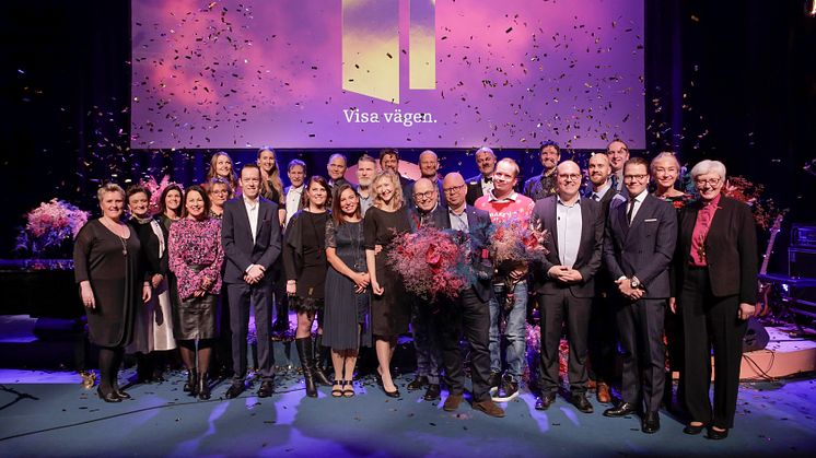 Alla regionala vinnare vid Visa Vägen-galan
